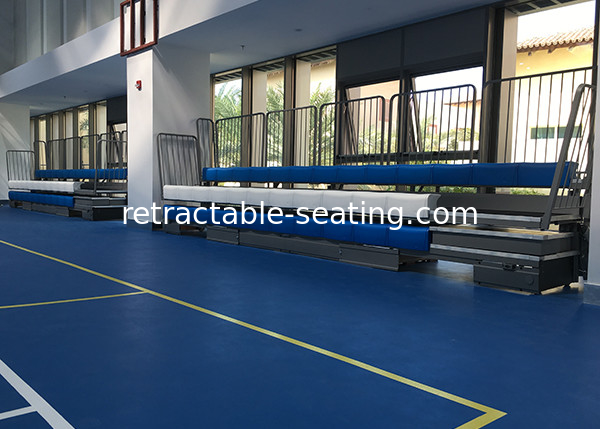 Burgeon Customized Seat Color Echo Bench Seating For Spectators Retractable Seating