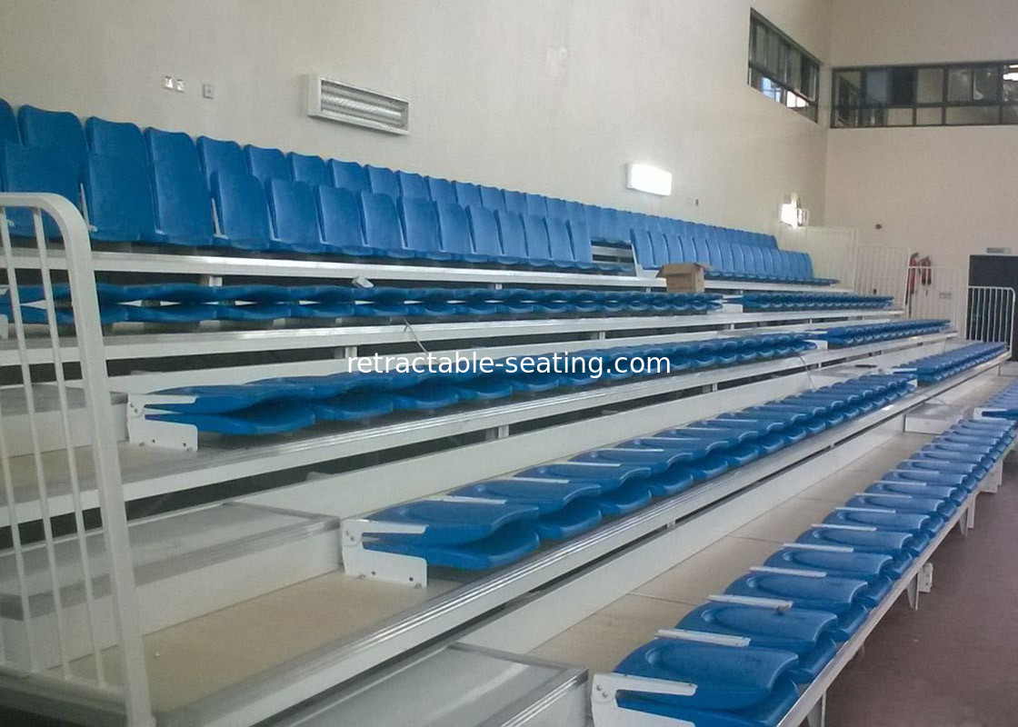 Exhibition Hall Retractable Bleacher Seating With Various Platform Types