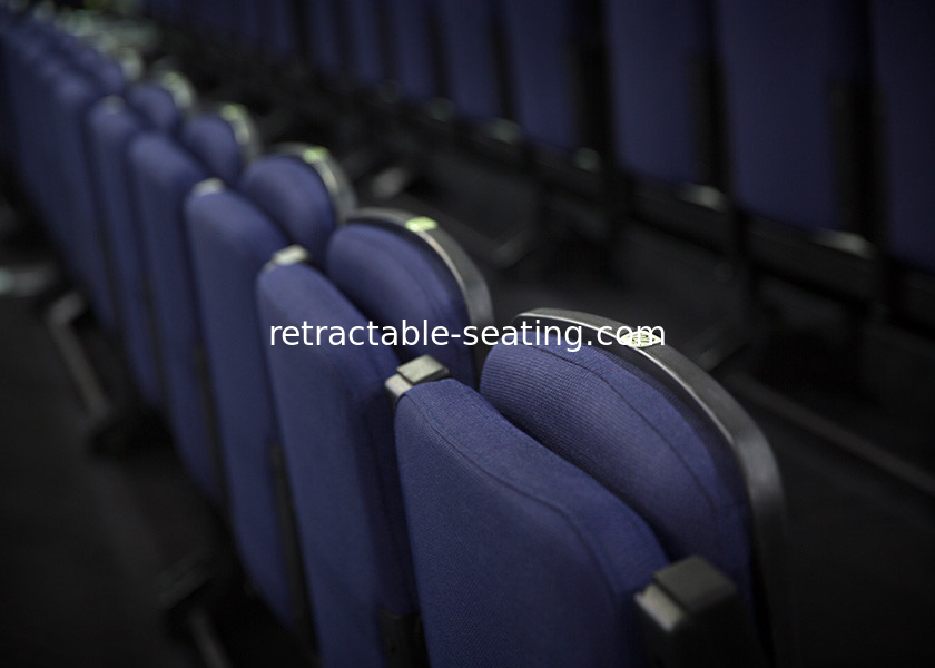 Armrests Automatically Arena Theater Seating Enclosed Spring Tip Mechanism For Stage