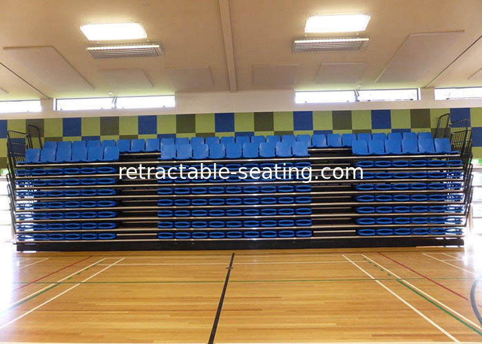 Motorized Control Telescopic Seating System Bench Seat for Multipurpose Sport Court