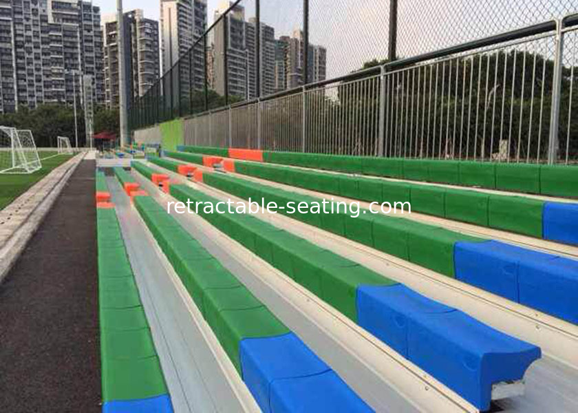 Sports Events Fixed Aluminum Grandstands Spectator 203MM Riser Height For Outdoors