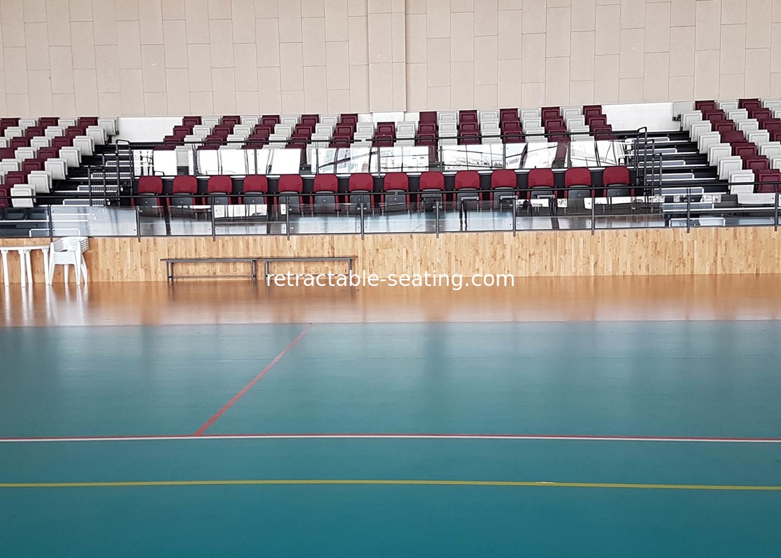 Foldable Chair Permanent Stadium Seats HDPE Material For Indoor Sport Court
