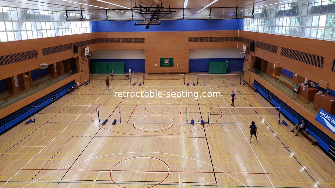 Tiered  Arena Stage Seating Fireproof With Contrasting Color End Panels