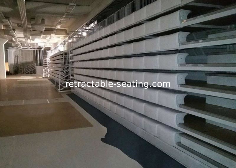 Elevated Retractable Auditorium Seating , Sports Arena Seating With Bespoke Seat Color