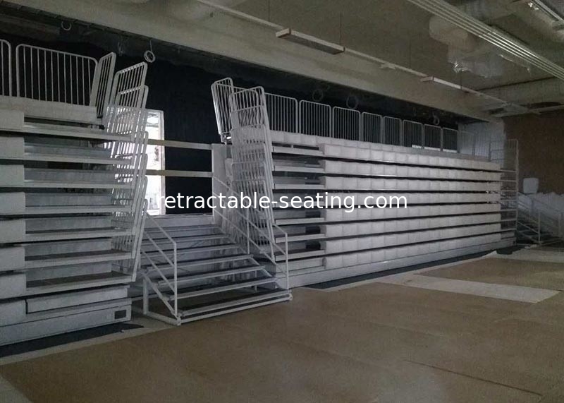 Multifunctional Sport Hall Arena Stage Seating HDPE Material With Polymer Bench