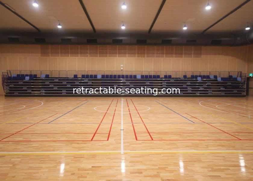Multi - Tiered Telescopic Seating Systems Manual / Power Operation With Custom Seat Colors