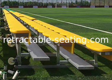 Light Weight Aluminum Stadium Bleachers Portable Outdoor Seat Color Optional