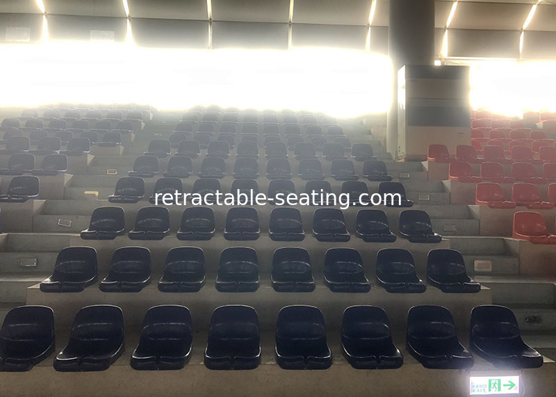 Simple Mounted Stadium Seating Chair , Arena Stage Bleacher Seats For Schools