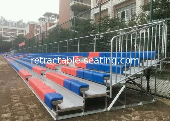 Fixed Aluminum Outdoor Bleachers / Bottom Stable Temporary Stadium Seating