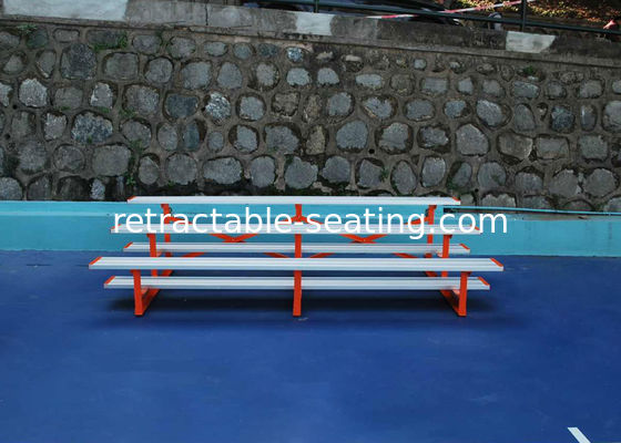 Blue Portable Outdoor Aluminium Bleachers For Pool / Inside Gym